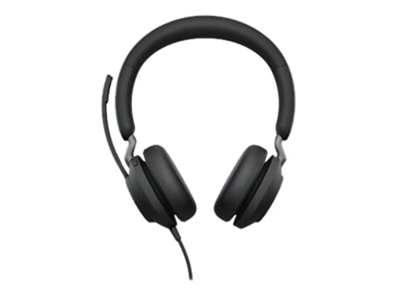 Jabra Evolve2 40 MS Stereo - Headset - On-Ear - kabelgebunden - USB-A - Geräuschisolierung - Zertifiziert für Microsoft Teams