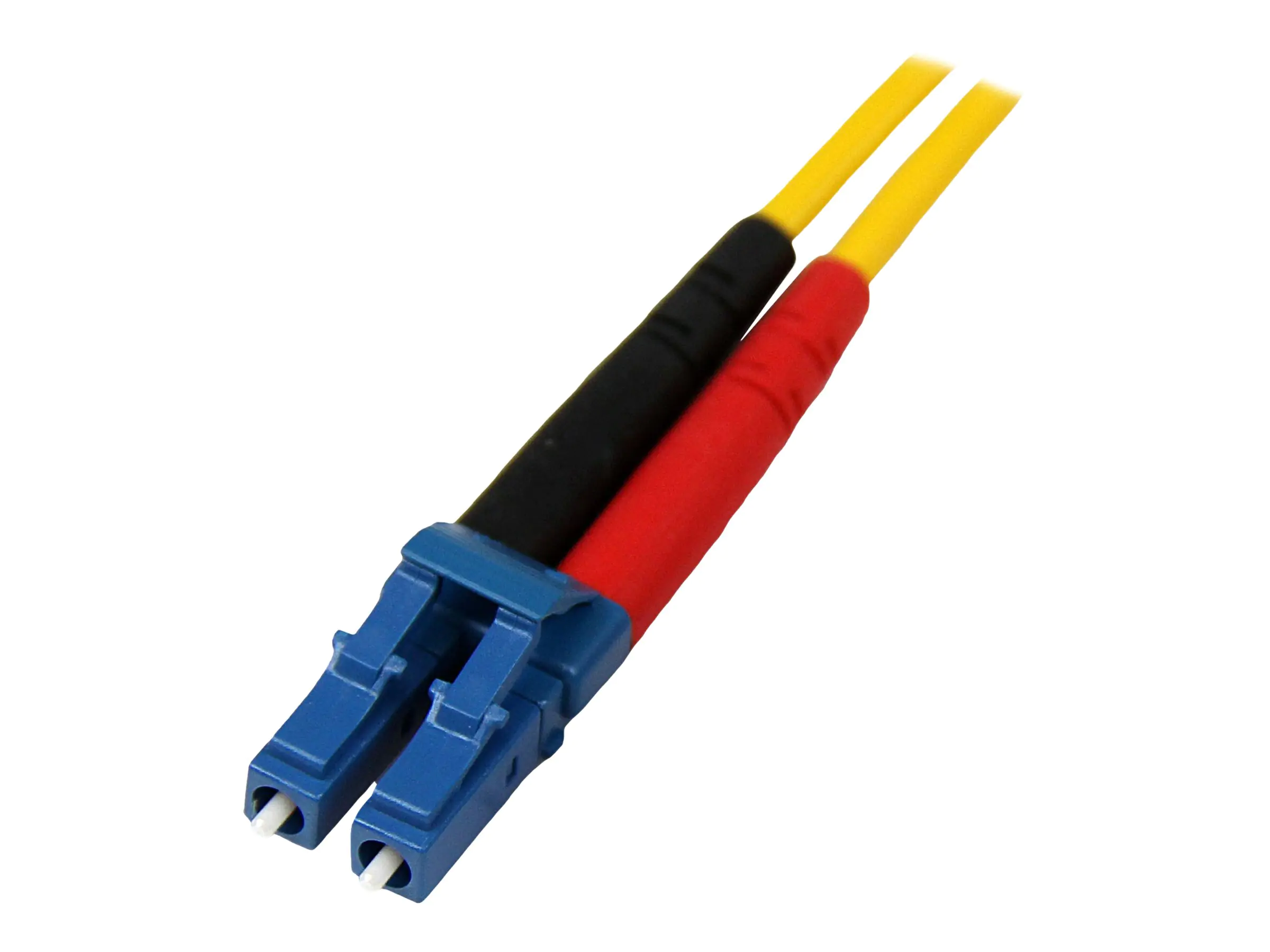 StarTech 1m Fiber Optic Cable - Single-Mode Duplex 9/125 - LSZH - LC/LC - OS1 - LC to LC Fiber Patch Cable (SMFIBLCLC1) - Patch-Kabel - LC Single-Modus (M) zu LC Single-Modus (M) - 1 m - Glasfaser - Duplex - 9/125 Mikrometer - OS1 - geformt - Gelb - für P