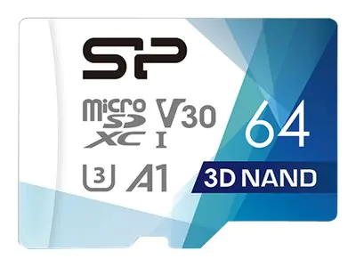 SILICON POWER Superior Pro microSDXC_Colorful - Flash-Speicherkarte (microSDHC/SD-Adapter inbegriffen) - 64 GB - A1 / Video Class V30 / UHS-I U3 / Class10 - microSDXC UHS-I SILICON POWER Superior Pro microSDXC_Colorful - Flash-Speicherkarte (microSDHC/SD-Adapter inbegriffen) - 64 GB - A1 / Video Class V30 / UHS-I U3 / Class10 - microSDXC UHS-I