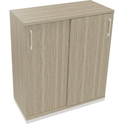 Schiebetürenschrank 3OH B1000xT442xH1133mm ws/Eiche Natur Schiebetürenschrank 3OH B1000xT442xH1133mm ws/Eiche Natur