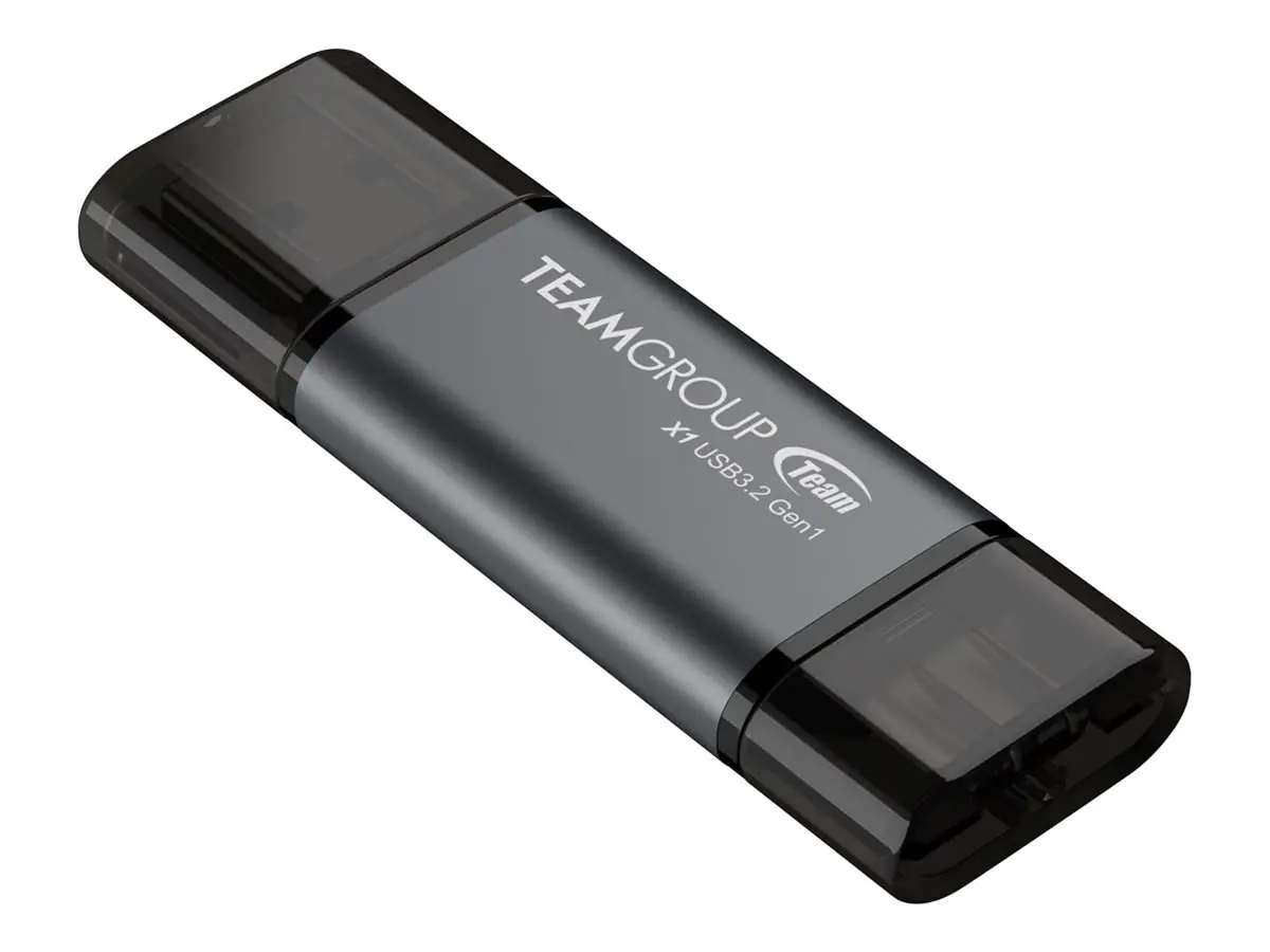 Team Group Team X1 - USB-Flash-Laufwerk - 64 GB - USB 3.2 Gen 1 / USB-C