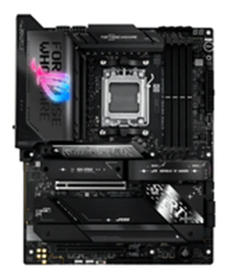 ASUS ROG STRIX X870E-E GAMING WIFI - Motherboard - ATX - Socket AM5 - AMD X870E Chipsatz - USB4, USB-C 3.2 Gen 2x2, USB-C 3.2 Gen2, USB 3.2 Gen 2, USB 3.2 Gen 1 - Wi-Fi 7, 5 Gigabit Ethernet, Bluetooth - Onboard-Grafik (CPU erforderlich) - HD Audio (8-Kan ASUS ROG STRIX X870E-E GAMING WIFI - Motherboard - ATX - Socket AM5 - AMD X870E Chipsatz - USB4, USB-C 3.2 Gen 2x2, USB-C 3.2 Gen2, USB 3.2 Gen 2, USB 3.2 Gen 1 - Wi-Fi 7, 5 Gigabit Ethernet, Bluetooth - Onboard-Grafik (CPU erforderlich) - HD Audio (8-Kan