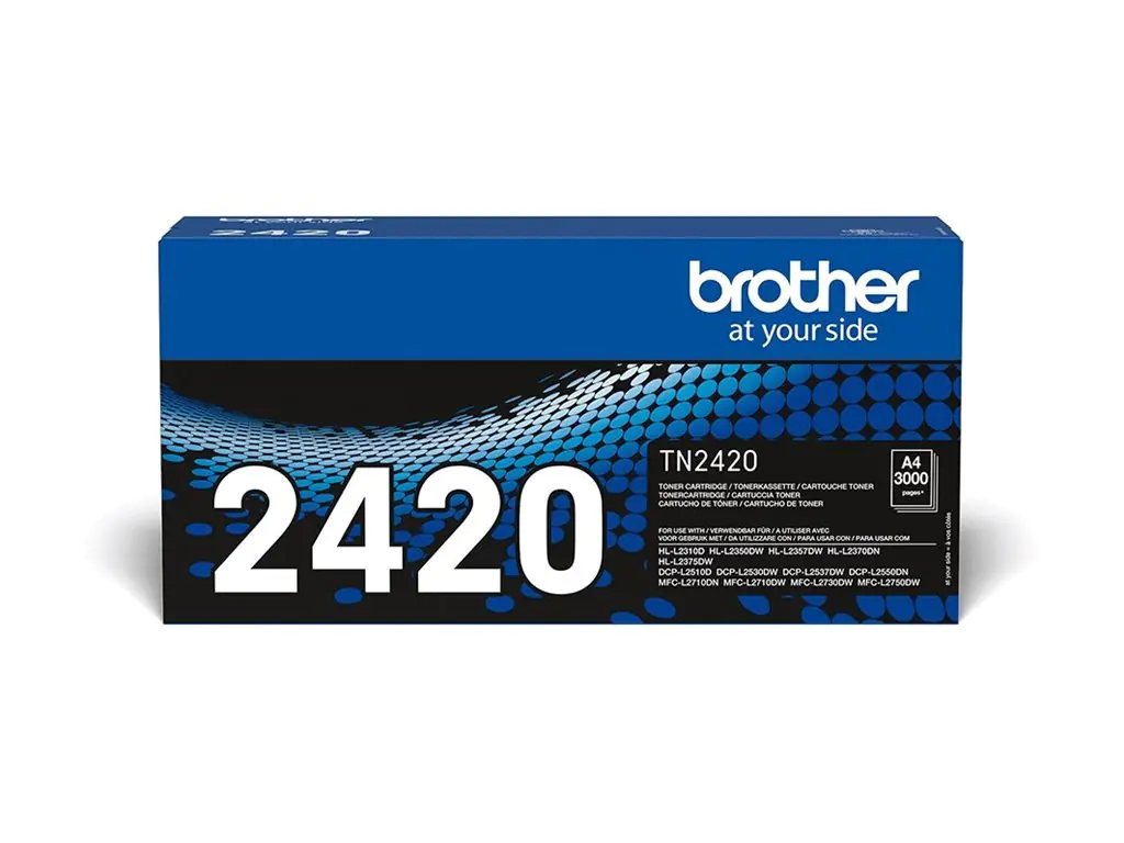 Brother TN2420 - Hohe Ergiebigkeit - Schwarz - Original - Tonerpatrone - für Brother DCP-L2510, L2530, L2537, L2550, HL-L2350, L2370, L2375, MFC-L2713, L2730, L2750