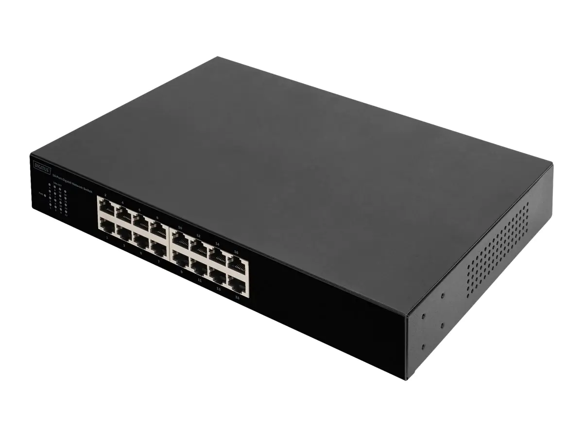 DIGITUS Switch - unmanaged - 16 x 10/100/1000 DN-80112-1