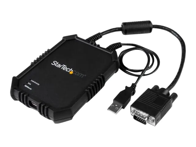 StarTech USB 2.0 KVM Konsole - Mobiler Laptop Crash Cart Adapter mit Datenübertragung und Videoaufnahme - KVM-Switch - 1 x KVM port(s) - 1 lokaler Benutzer - Desktop