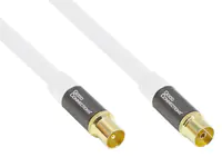 Good Connections GC-M2046 - 7,5 m - RG-6/U - IEC - IEC - Weiß