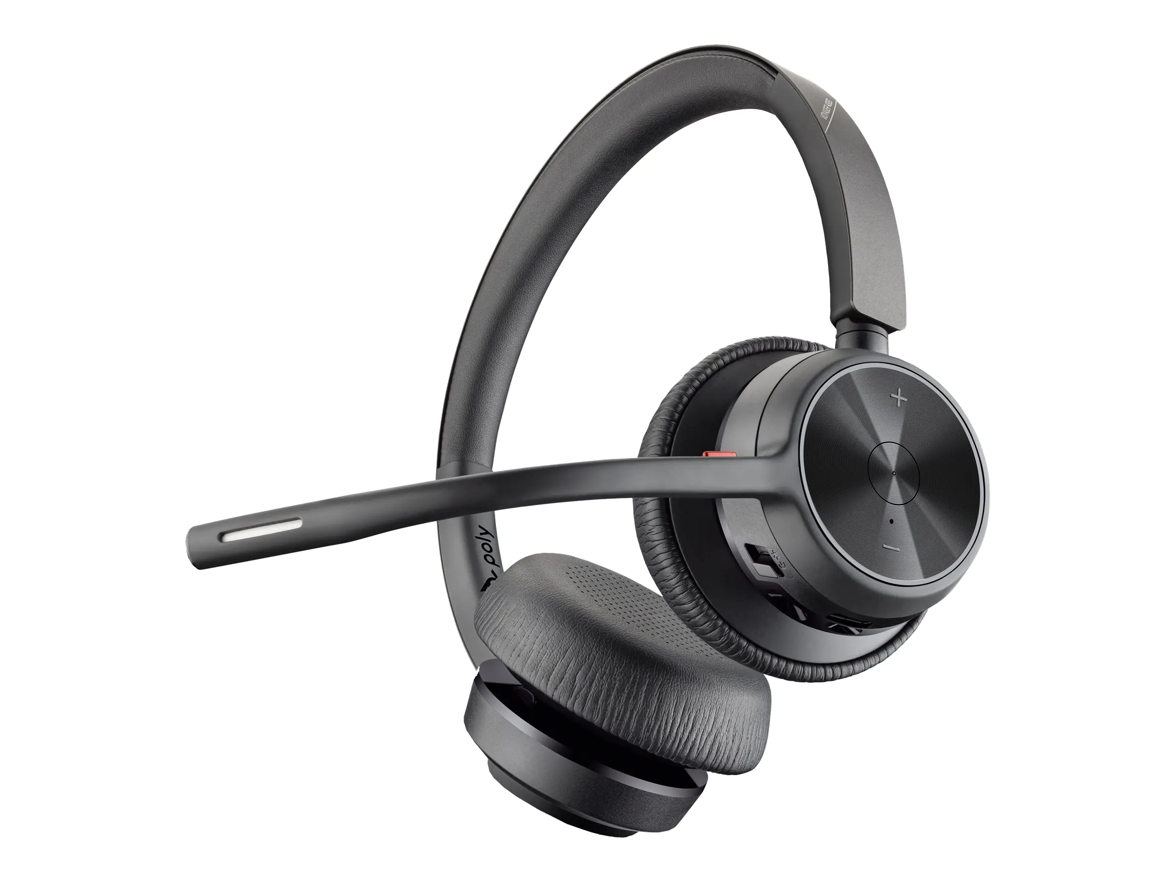Poly Voyager 4320 - Voyager 4300 UC series - Headset - On-Ear - Bluetooth - kabellos, kabelgebunden - USB-C - Schwarz - Zoom Certified