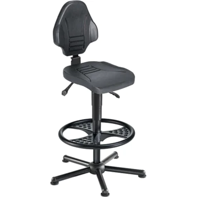 meychair Arbeitsdrehstuhl Workster Pro W13 XXL ca. 59-84cm Stahl, pulverbeschichtet schwarz