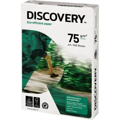 DISCOVERY Kopierpapier A4 75g 4-fach gelocht hf h.ws 500 Bl/Pack. DISCOVERY Kopierpapier A4 75g 4-fach gelocht hf h.ws 500 Bl/Pack.