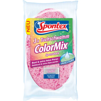 Spontex Tuchschwamm ColorMix 19000022 sort. 3St. Spontex Tuchschwamm ColorMix 19000022 sort. 3St.