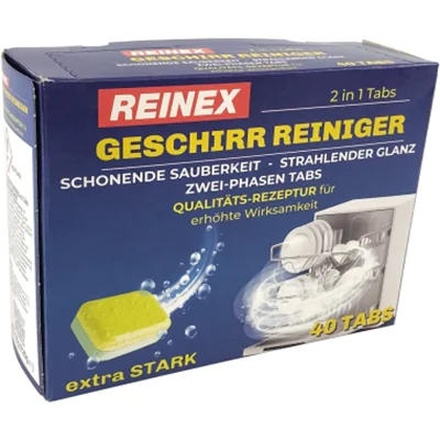 REINEX Spülmaschinentabs 2-Phasen 1012 40 St./Pack. REINEX Spülmaschinentabs 2-Phasen 1012 40 St./Pack.