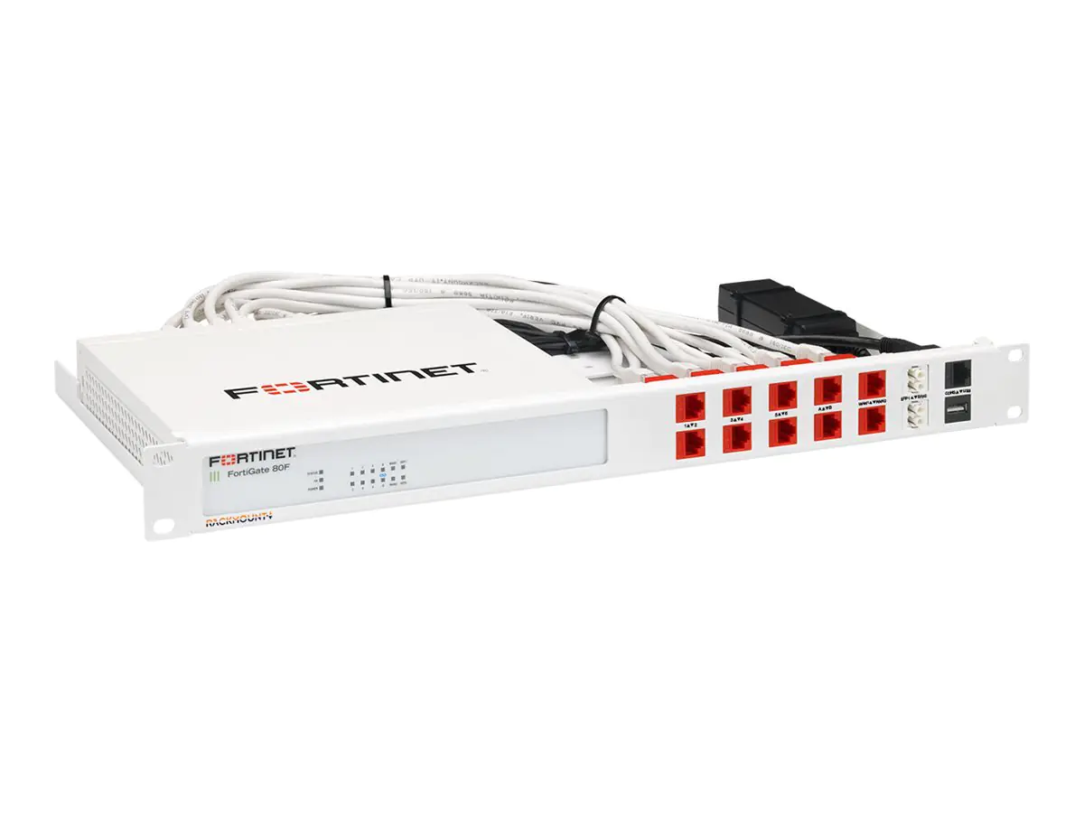 Fortinet Rackmount.IT RM-FR-T15 - Montagesatz für Netzwerkgeräte - Rack montierbar - RAL 9003 - 1U - 48.3 cm (19")