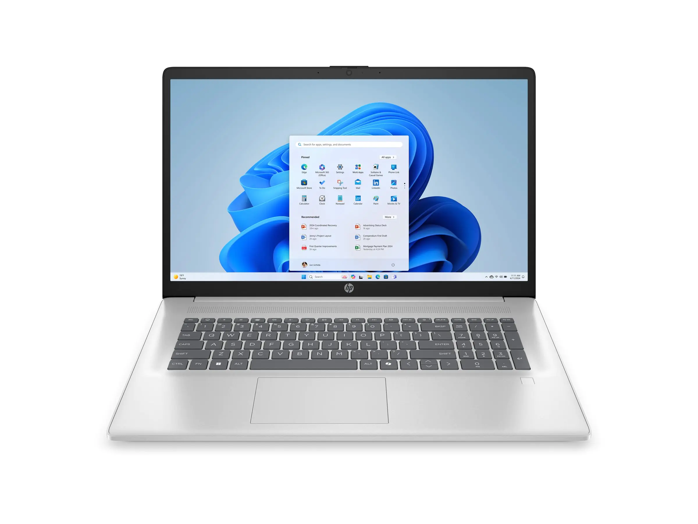 HP 17-cp2558ng (BD5N3EA) 43,9cm (17,3) R5 7520U 16GB - 16 GB