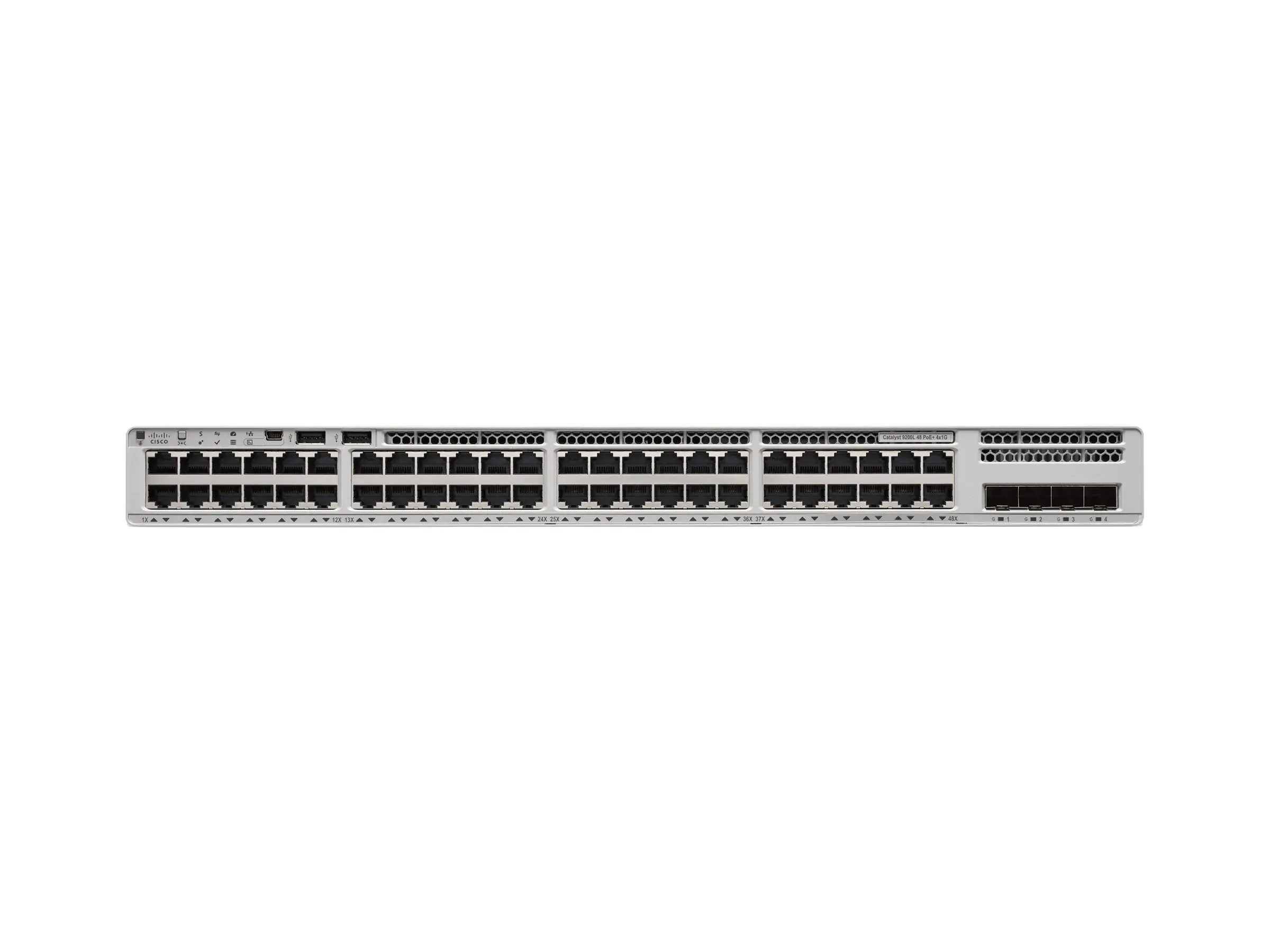 Cisco Catalyst 9200L - Network Advantage - Switch - L3 - 48 x 10/100/1000 (PoE+) C9200L-48P-4G-A