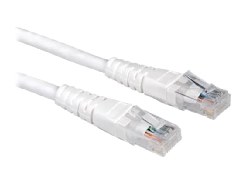 VALUE - Patch-Kabel - RJ-45 (M) zu RJ-45 (M) - 1 m - UTP - CAT 6 - geformt, verseilt - weiß