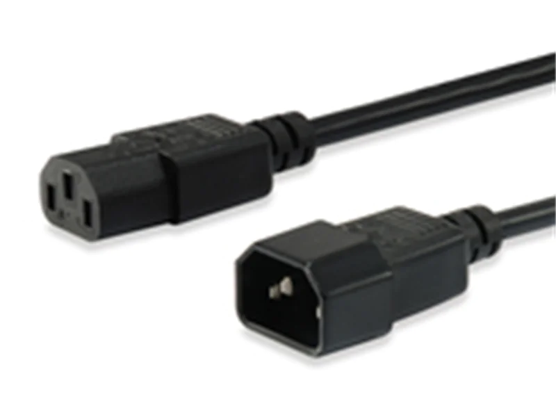 Equip 112101, 3 m, C13-Koppler, C14-Koppler, H05VV-F3G, 250 V, 10 A