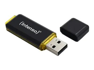 Intenso High Speed Line - USB-Flash-Laufwerk - 256 GB - USB 3.1 - Schwarz, Gelb