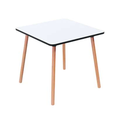 PAPERFLOW PALOMBA Bistrotisch quadratisch MDF-Platte weiß 80.0 x 80.0 1 St. TRPC80X80.23.13