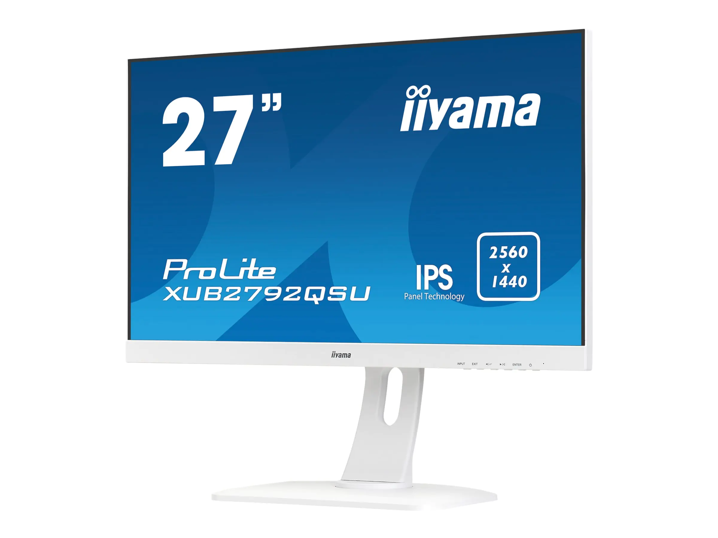Iiyama ProLite LED-Monitor 27 LED 27" 2560 x 1440 DVI - HDMI - DisplayPort - USB 3.0 - XUB2792QSU-W1