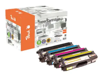 Peach Multi Pack Plus - 5er-Pack - XL - Schwarz, Gelb, Cyan, Magenta - kompatibel - wiederaufbereitet - Tonerpatrone (Alternative zu: Brother TN423) - für Brother DCP-L8410, HL-L8260, HL-L8360, MFC-L8690, MFC-L8900