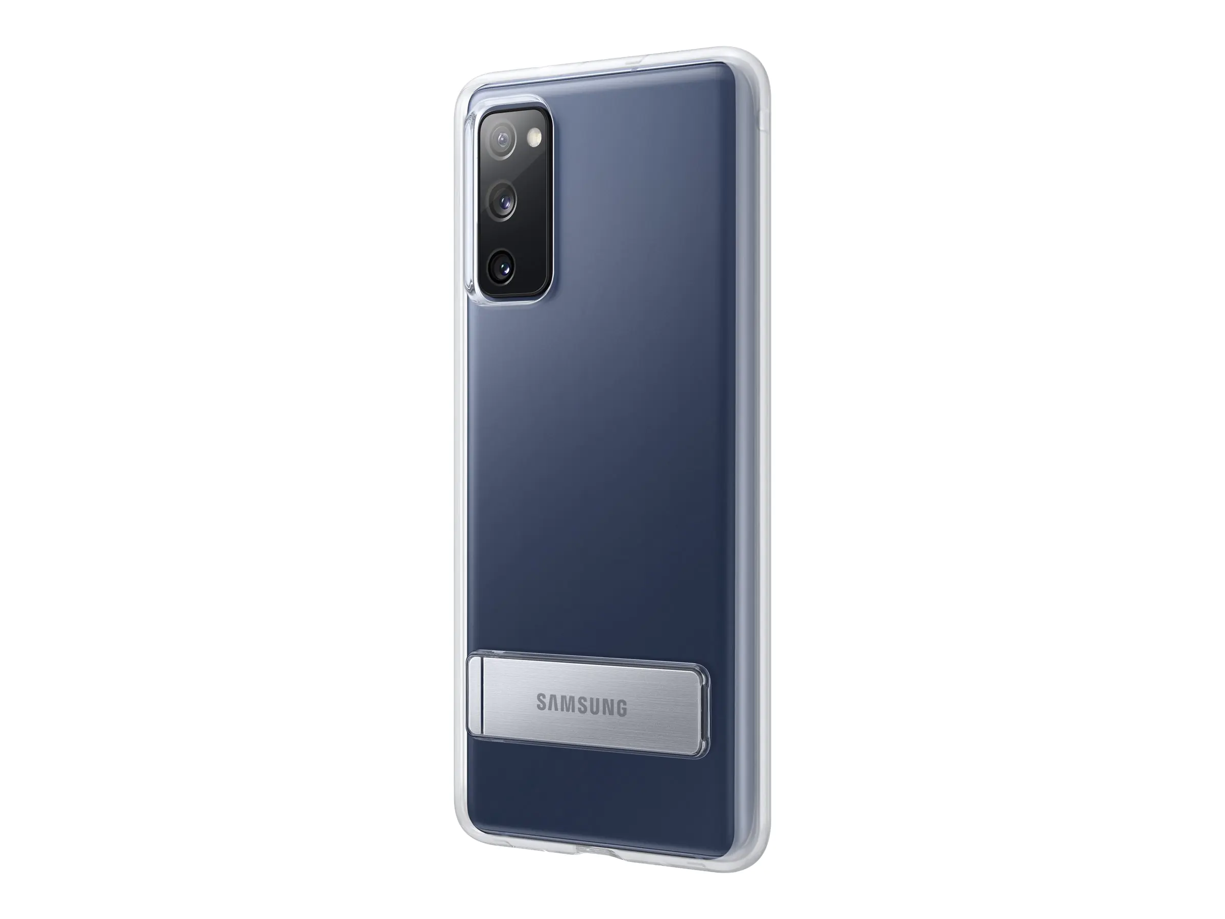 Samsung Clear Standing Cover EF-JG780 - Hintere Abdeckung für Mobiltelefon - Thermoplastisches Polyurethan (TPU) - durchsichtig - für Galaxy S20 FE, S20 FE 5G