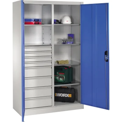 C+P Werkzeugschrank 8931305S10053 6Bd. 6Sch. 1950x1200x500mm lgr/lbl C+P Werkzeugschrank 8931305S10053 6Bd. 6Sch. 1950x1200x500mm lgr/lbl