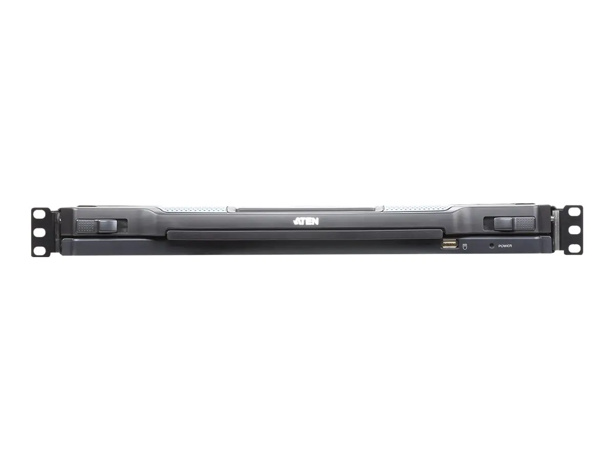 ATEN Slideaway CL5716iM - KVM-Konsole mit KVM -Switch - 16 Anschlüsse - PS/2, USB - Französisch