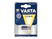 Varta Batterien CR123A Lithium Rundzelle, 2 Stück, 3V, Spezialbatterien für elektronische Kleingeräte, mit langanhaltender, höchster Leistung, Einwegbatterie, CR123A, Lithium, 3 V, 2 Stück(e), 1600 mAh 06205 301 402