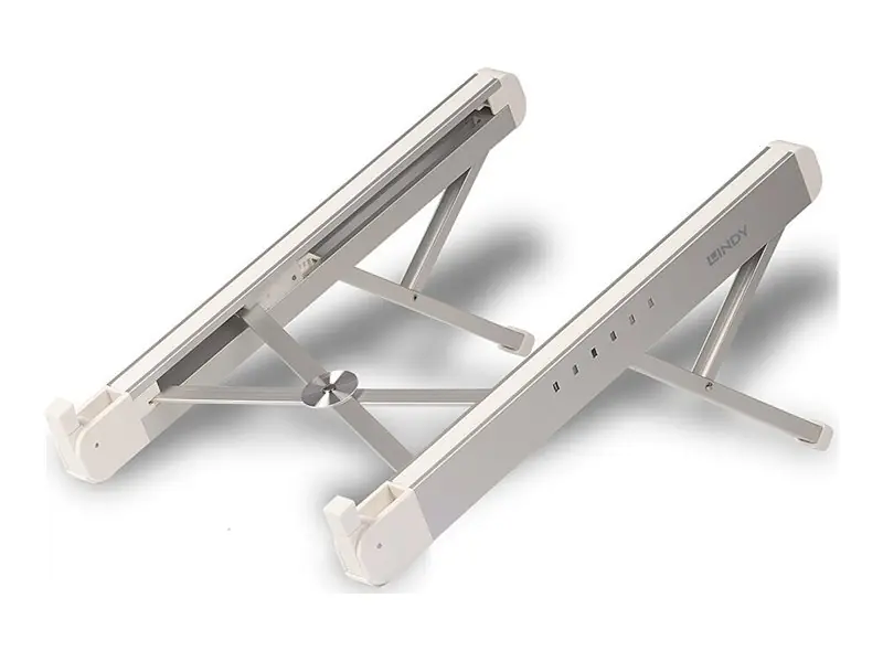 Lindy - Notebook-Ständer - 39.6 cm - 10" - 15.6" - weiß, Silber