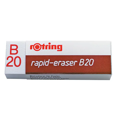 rotring Radierer rapid-eraser B20 S0194570 weiß rotring Radierer rapid-eraser B20 S0194570 weiß