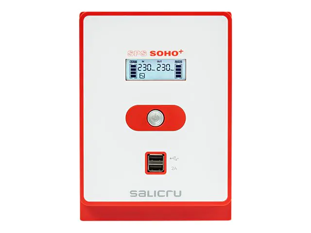 SALICRU SPS SOHO+ SPS 1200 SOHO+ - USV - Wechselstrom 230 V - 720 Watt - 1200 VA - 7 Ah - USB - Ausgangsanschlüsse: 4