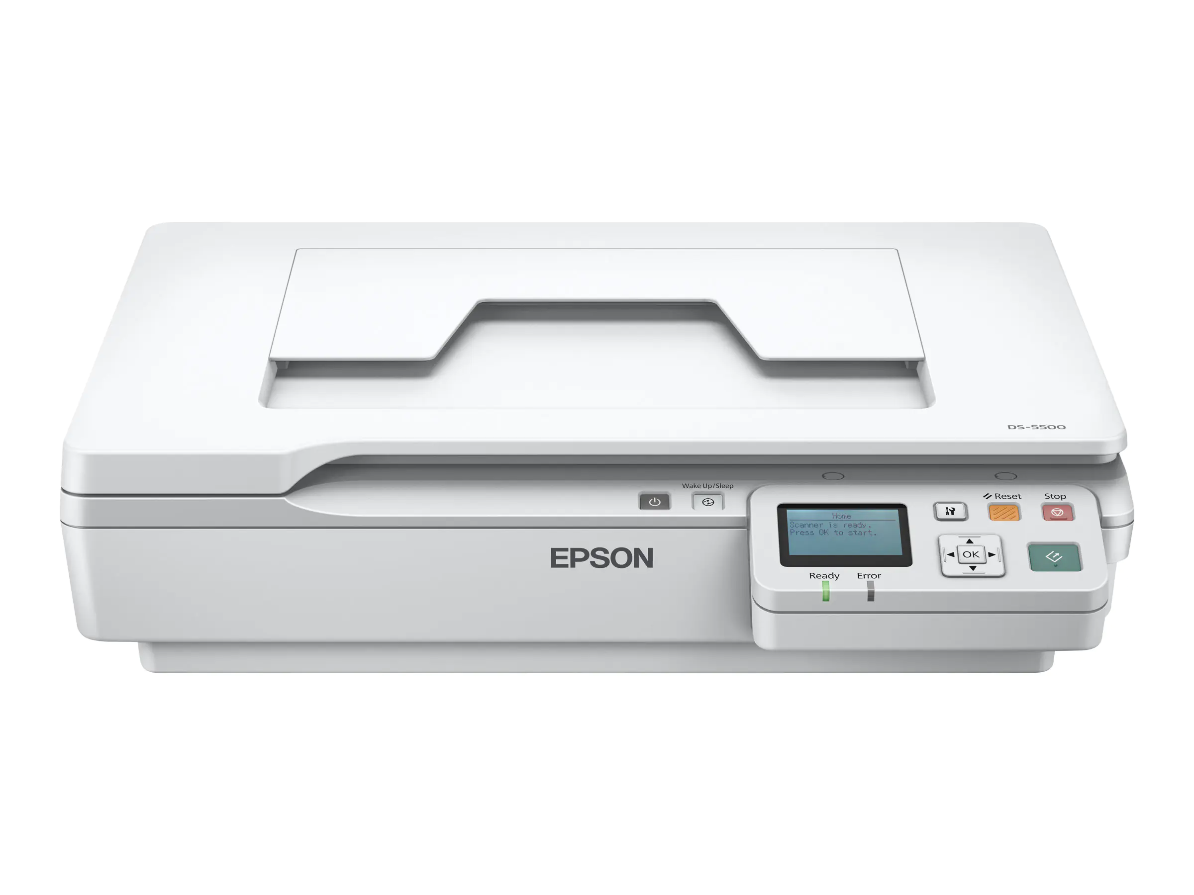 Epson WorkForce DS-5500N - Flachbettscanner - CCD - A4 - 1200 dpi x 1200 dpi - USB 2.0, LAN