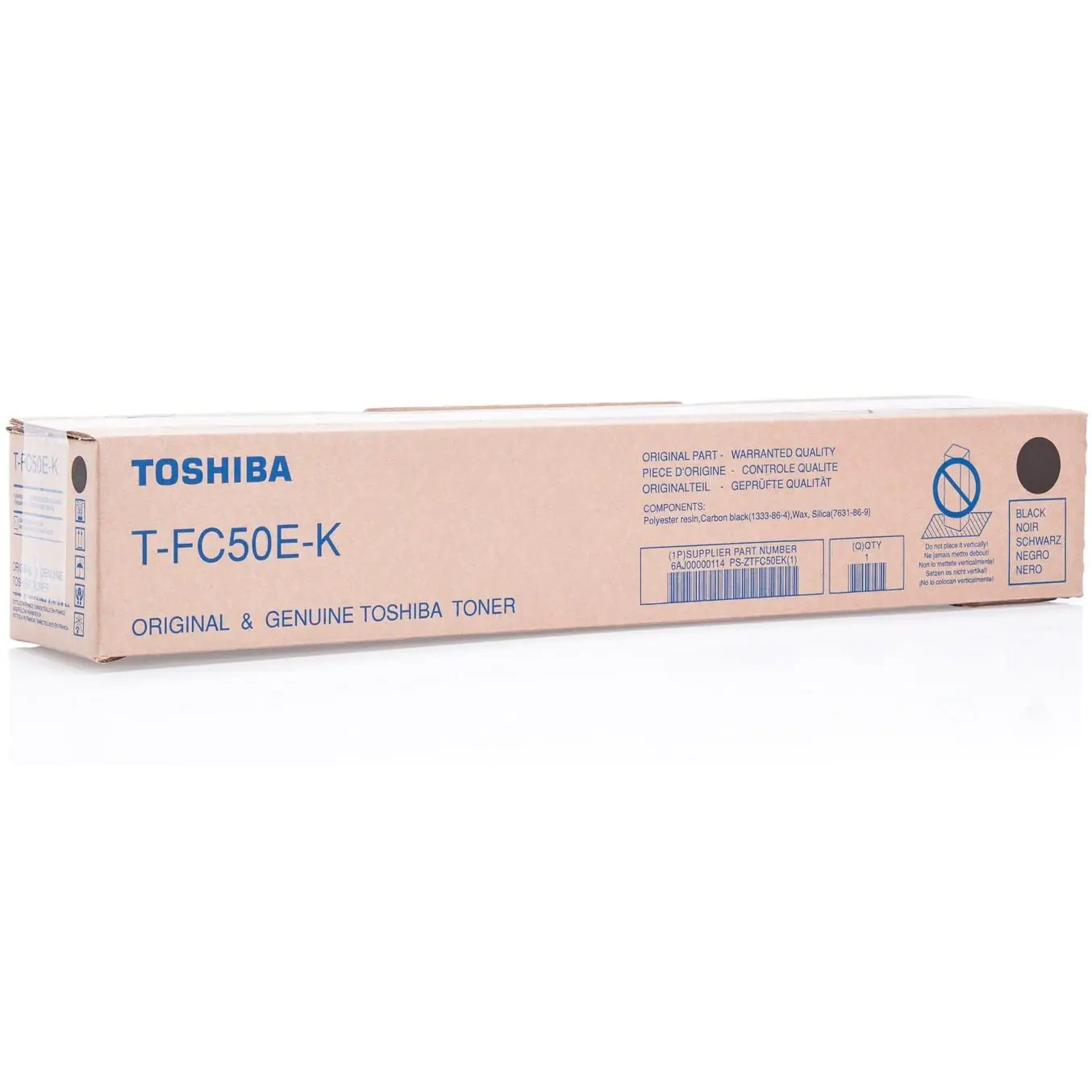 Toshiba TFC50EK - Schwarz - Original - Tonerpatrone - für e-STUDIO 2555CSE, 3055CSE, 3555CSE, 4555CSE, 5055CSE Toshiba TFC50EK - Schwarz - Original - Tonerpatrone - für e-STUDIO 2555CSE, 3055CSE, 3555CSE, 4555CSE, 5055CSE