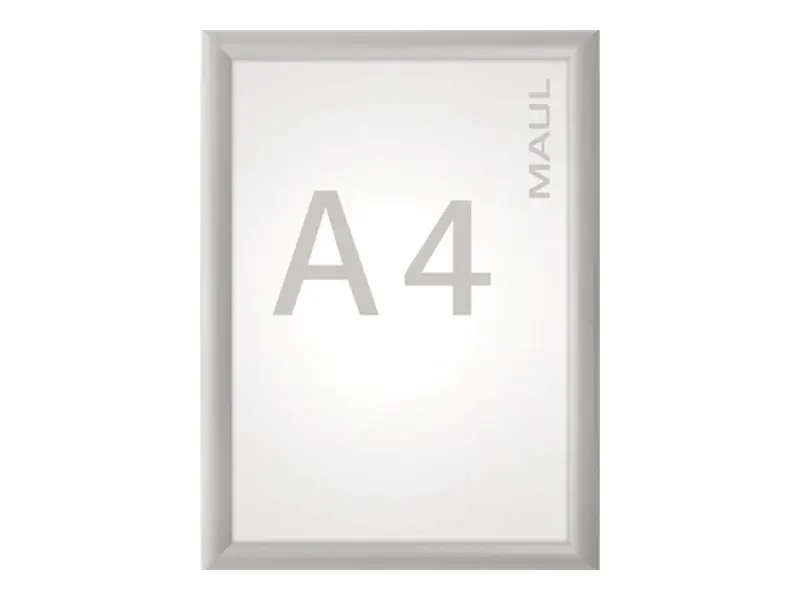 MAUL Bilderwechselrahmen MAULstandard 24 x 33 x 1,2 cm (B x H x T) DIN A4 19 x 28 cm (B x H) Aluminium, eloxiert alu