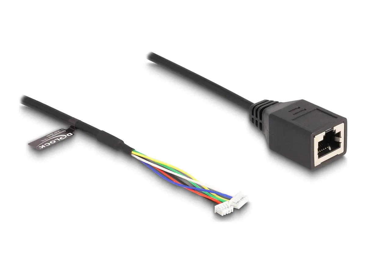 Delock Netzwerkadapterkabel - 6-poliger Kopf, 4 -poliger Kopf (W)