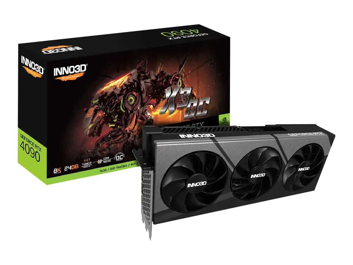 Inno3D GeForce RTX 4090 X3 OC - Grafikkarte N40903-246XX-18332989