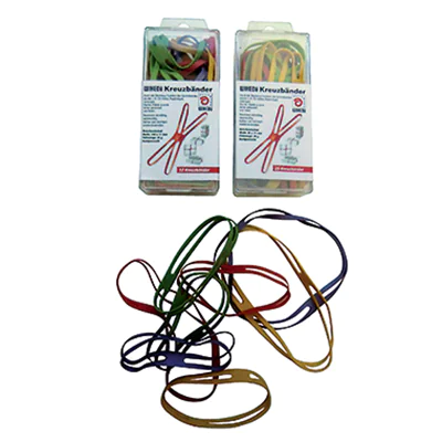 WiHeDü Kreuzband 510.035 150x11mm farbig sortiert 12 St./Pack. WiHeDü Kreuzband 510.035 150x11mm farbig sortiert 12 St./Pack.