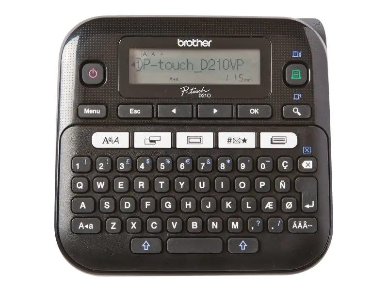 P-touch Beschriftungsgerät PTD210VPZG1 TZe-Bänder 3,5/6/9/12mm P-touch Beschriftungsgerät PTD210VPZG1 TZe-Bänder 3,5/6/9/12mm