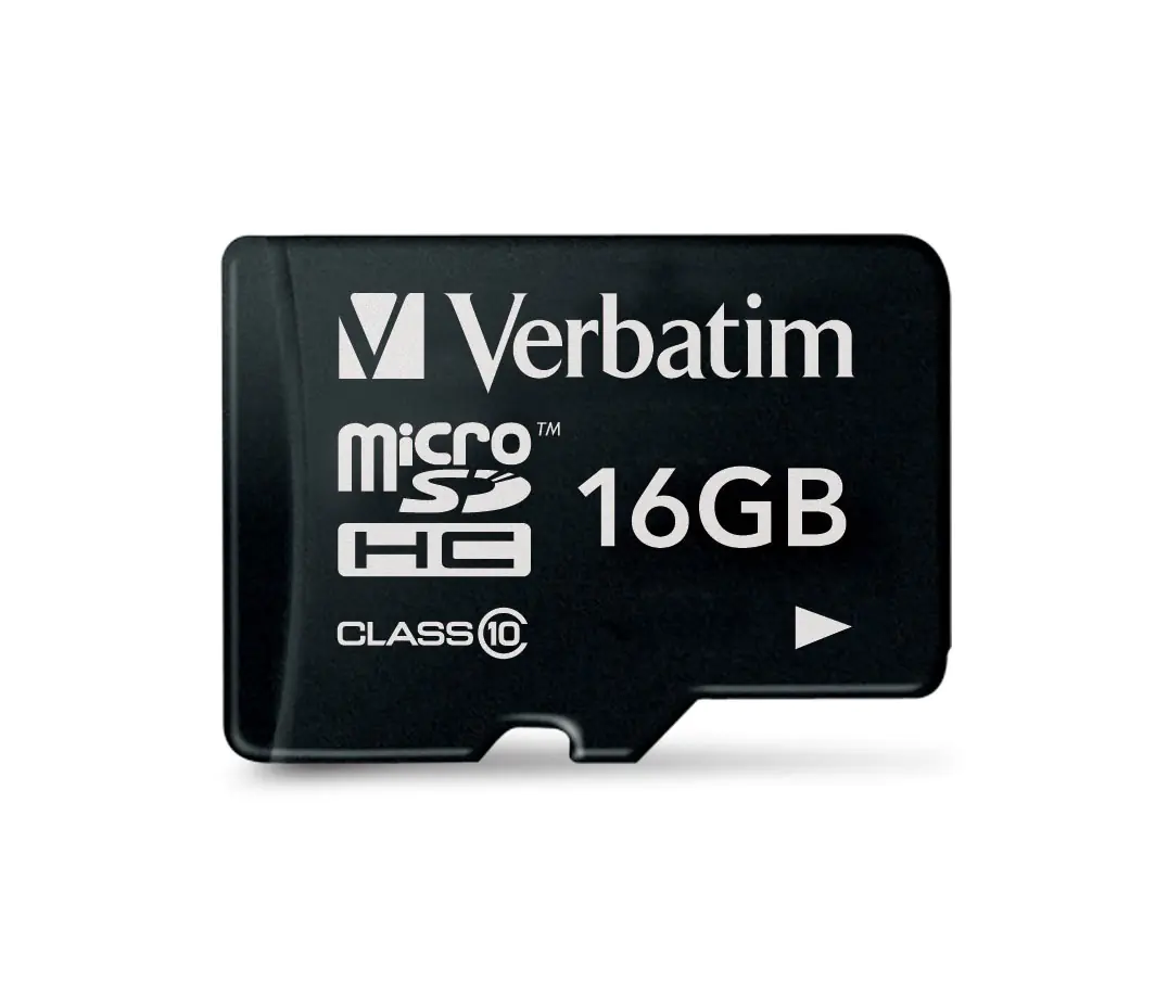 Verbatim - Flash-Speicherkarte - 16 GB - Class 10 - microSDHC Verbatim - Flash-Speicherkarte - 16 GB - Class 10 - microSDHC