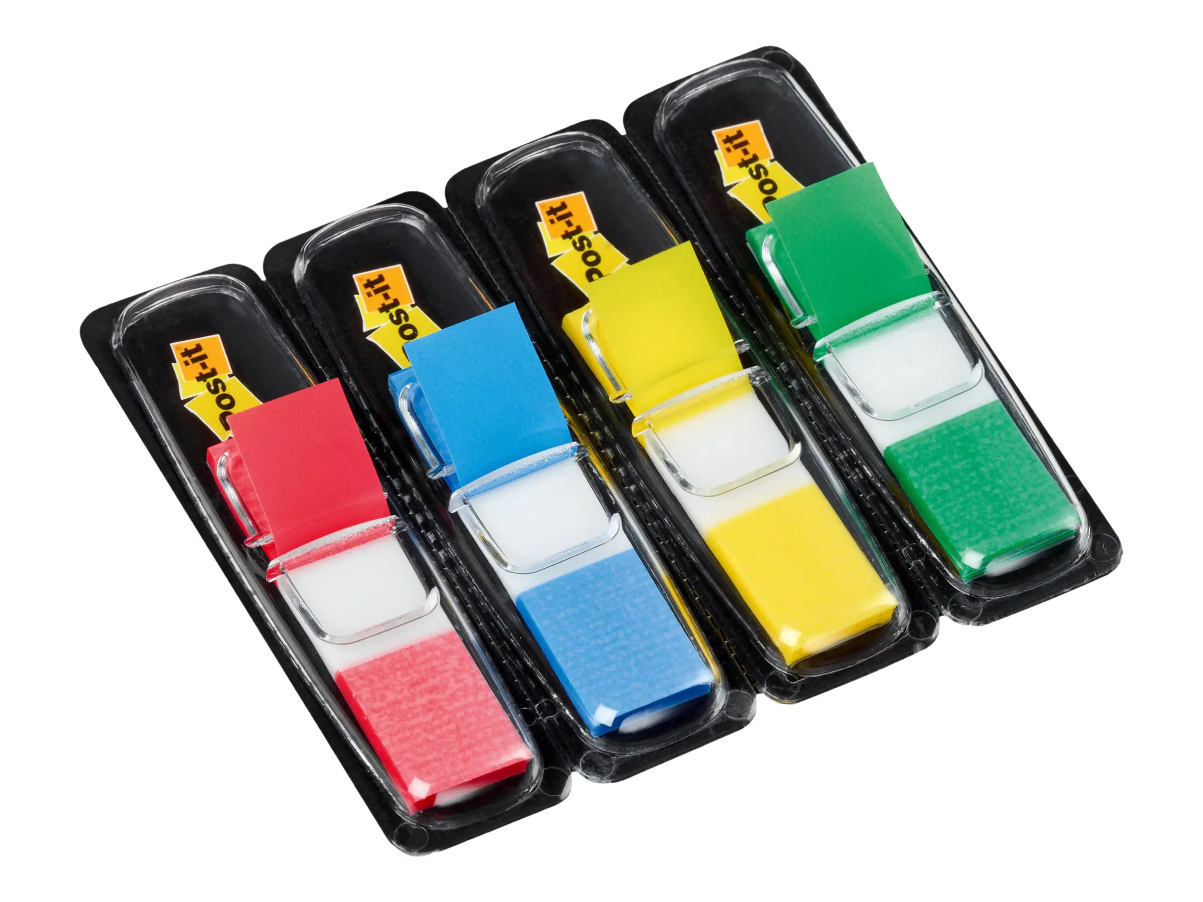3M Post-it Index 683-4 - Index-Streifen mit Spender - 12 x 43 mm - 140 Blatt (4 x 35)