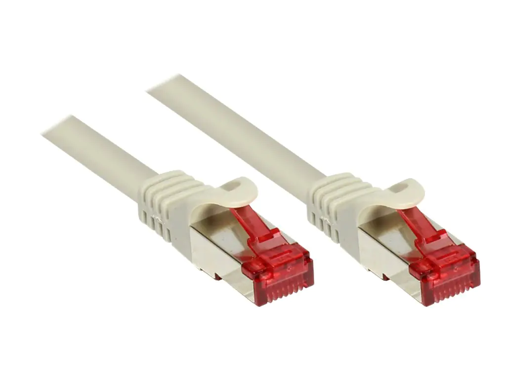 Good Connections RNS - Patch-Kabel - RJ-45 (M) bis RJ-45 (M) - 1.5 m - SFTP, PiMF - CAT 6 - ohne Haken - Grau