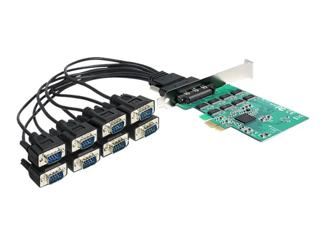 Delock PCI Express Card > 8 x Serial RS-232 - Serieller Adapter - PCIe - RS-232 x 8