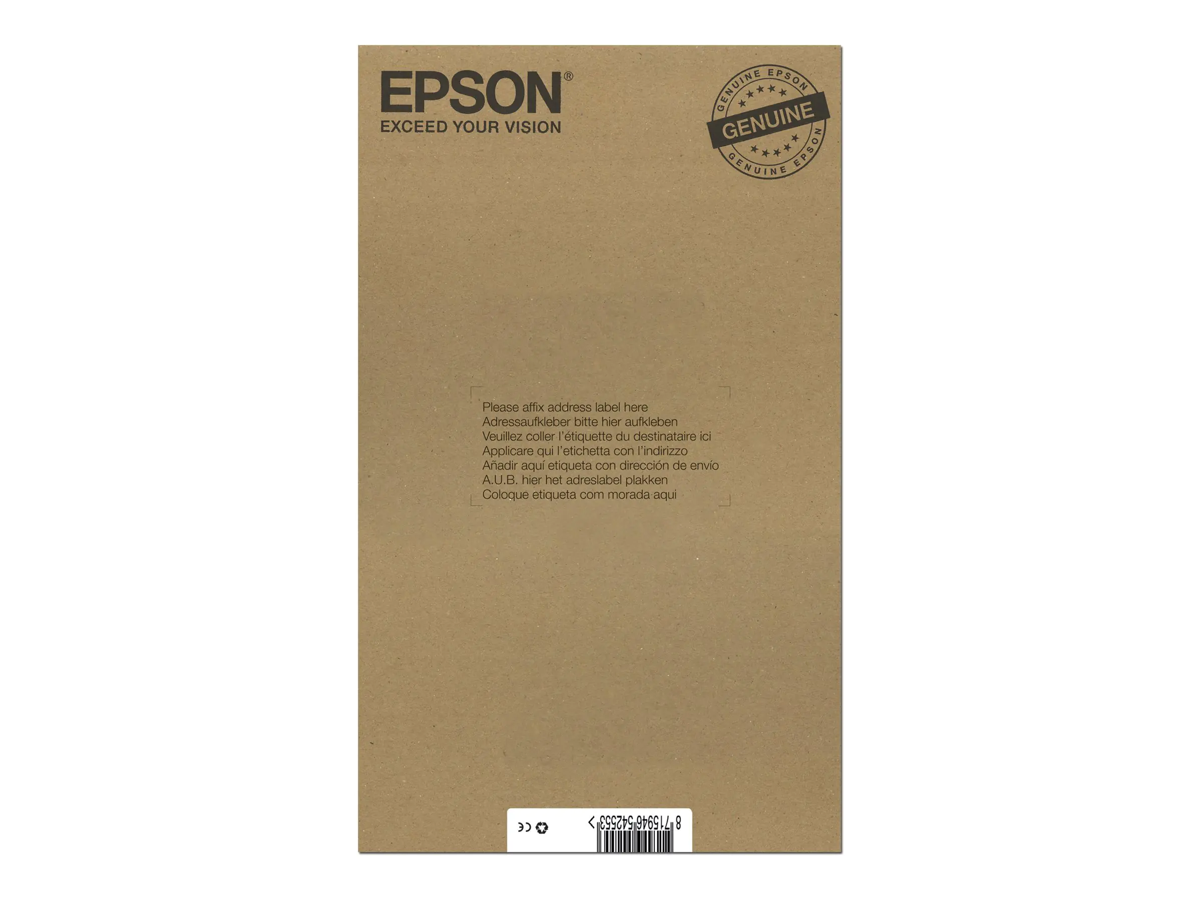 Epson Tinte Multipack C13T08074510 T0807 BK/C/M/Y/LC/LM 220 Seiten 6x 7,4 ml 6 Stück