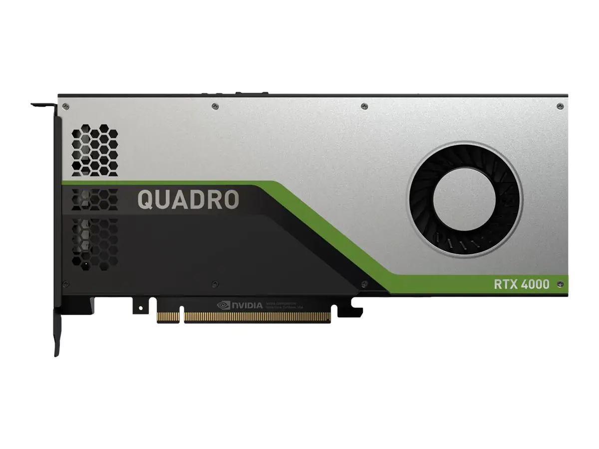 NVIDIA Quadro RTX 4000 - Grafikkarten - Quadro RTX 4000 - 8 GB GDDR6 - PCIe 3.0 x16 - 3 x DisplayPort, USB-C