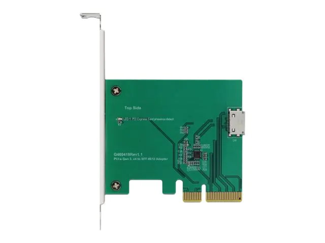 Delock PCI Express x4 Card to 1 x internal OCuLink SFF-8612 - Speicher-Controller - Low-Profile - PCIe 3.0 x4
