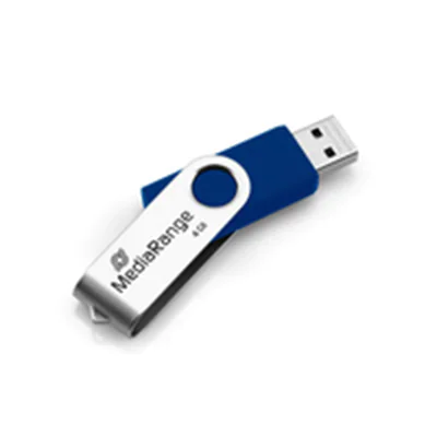 MEDIARANGE ge USB Speicherstick 4GB 4GB blau/silber MEDIARANGE ge USB Speicherstick 4GB 4GB blau/silber