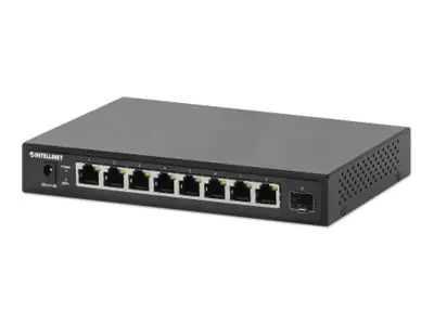 Intellinet Switch - unmanaged - 8 x 10/100/1000/2.5G + 1 x 10 Gigabit SFP+ (Uplink) 562096