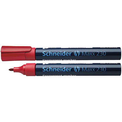 Schneider Permanentmarker Maxx 230 123002 Rundspitze 1-3mm rot Schneider Permanentmarker Maxx 230 123002 Rundspitze 1-3mm rot