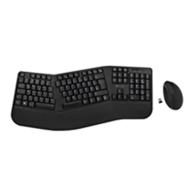 V7 CKW500BTDE - Tastatur-und-Maus-Set - kabellos - Bluetooth, 2.4 GHz - QWERTZ - Deutsch - Schwarz V7 CKW500BTDE - Tastatur-und-Maus-Set - kabellos - Bluetooth, 2.4 GHz - QWERTZ - Deutsch - Schwarz