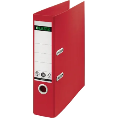 Leitz Ordner Recycle 80mm DIN A4 Werkstoff: Karton, 100 % recycelt rot